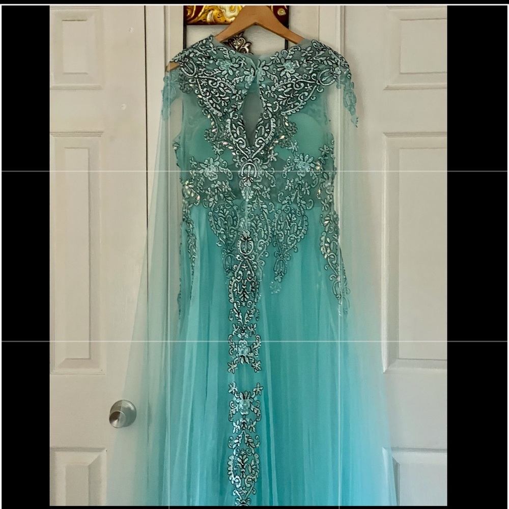 Princess Arabic maxi prom dress - Picture 13 of 16